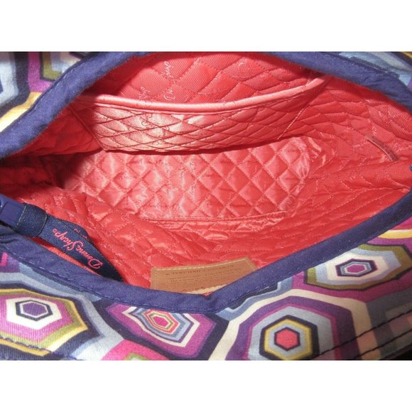 Donna Sharp Geometric Design Shoulder Bag Tote - Picture 2 of 7